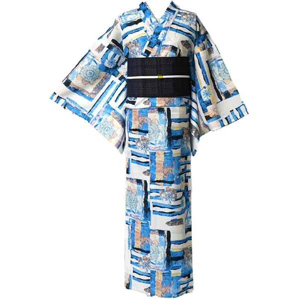 Amazon | [dear-japan]浴衣 セオアルファ 夏の星座 宇宙 星空